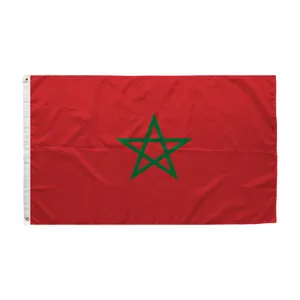 90x150cm MAR The Kingdom of Morocco flag marokko moroccan National flags green pentagon red design banner flag