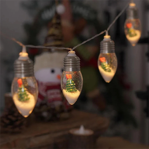 <span class=keywords><strong>Buon</strong></span> <span class=keywords><strong>natale</strong></span> decorazione LED babbo <span class=keywords><strong>natale</strong></span> che desidera lampadina a sfera stringa di stringa luci romantica graziosa decorazione della stanza - Product Image 2