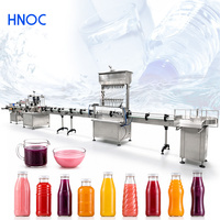 HNOC 300ml drankenafvulmachine voor glazen flessen, geschikt voor warme vruchtensap en water.