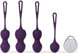 Pelvik zemin güçlendirilmesi ve mesane kontrolü için App - 12 modları ile Premium su geçirmez silikon Kegel topları - Product Image 5