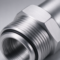 Connecteur de conduit en aluminium usiné CNC sur mesure, fileté NPT, étanche IP68, presse-étoupe, raccord électrique étanche aux liquides, OEM