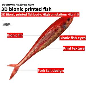 Señuelo <span class=keywords><strong>de</strong></span> plástico blando <span class=keywords><strong>de</strong></span> alta calidad, 2 uds., 12,5 cm, 11g, impresión 3D, aleta <span class=keywords><strong>de</strong></span> pez biomimética, señuelo <span class=keywords><strong>de</strong></span> cola <span class=keywords><strong>de</strong></span> tenedor <span class=keywords><strong>de</strong></span> pesca suave para todas las aguas - Product Image 3