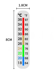 Изготовленные на заказ этикетки с датчиком температуры от 10 до 60 градусов, наклейки с термометром для измерения температуры - Product Image 2