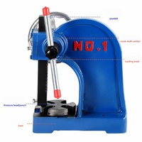 Presse à cliquet manuelle compacte 1T, vente directe usine, presse de bureau, machine de poinçonnage pour billes de plomb pour atelier