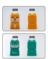 Sello Personalizado de Plástico para Niños con Nombre, Autoentintable, Impermeable, con Impresión Digital