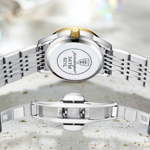 Reloj POEDAGAR 266 Elegante para Mujer, Diseño Simple y Moderno con Calendario, Correa de Acero Inoxidable, Resistente al Agua, Manecillas Luminosas, Regalo para Chicas - Product Image 5