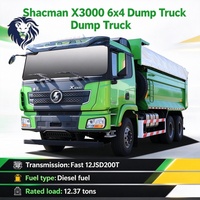 Camion benne Shacman X3000 6X4 à benne carrée, très populaire, conçu pour un transport haute performance, propulsé par un moteur haute performance
