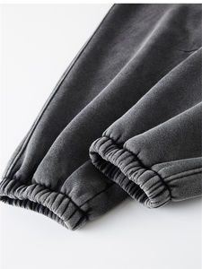 Custom Logo Polyester/Cotton Mid Waist Regular Fit Jogger Sweatpants for Men with Anti-Pilling & Anti-Wrinkle Features - Product Image 6