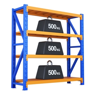 Étagère industrielle en acier robuste à 500 kg par niveau, conception multi-étages - Product Image 2