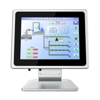 LGS Monitor SENTUH 17 inci, Pc Industri Tampilan Harga layar sentuh Ip65 industri Pc dengan VGA COM USB LAN