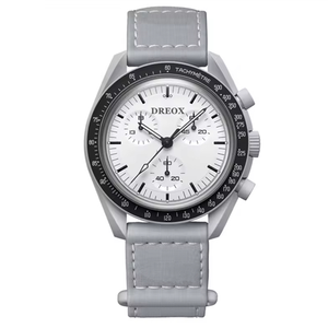 DREOX Orologi di Coppia alla Moda, Edizione Speciale Missione Spaziale, Cronografo al Quarzo per <span class=keywords><strong>Uomo</strong></span> e <span class=keywords><strong>Donna</strong></span> - Product Image 4