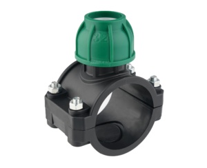 Kẹp yên <span class=keywords><strong>HDPE</strong></span> Ống Yên Phụ Kiện Kẹp yên với ren chèn PN16 mẫu miễn phí nhỏ giọt trên bán cho hệ thống thủy lợi - Product Image 3