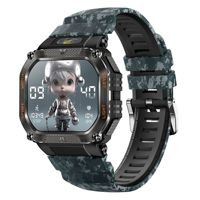Montre connectée de sport HT34 pour l'extérieur avec fonction d'appel, moniteur de fréquence cardiaque, podomètre, suivi du sommeil, étanche 3ATM, fitness, silicone, alliage de titane