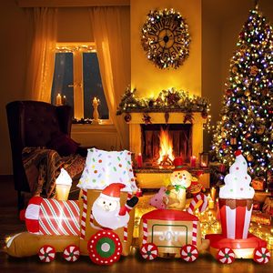 <span class=keywords><strong>D</strong></span>écoration de voiture gonflable de Noël personnalisable pour l'extérieur, avec motif de <span class=keywords><strong>bonhomme</strong></span> <span class=keywords><strong>en</strong></span> <span class=keywords><strong>pain</strong></span> <span class=keywords><strong>d</strong></span>'épices, étanche IP44 et durable, 11 pieds - Product Image 3