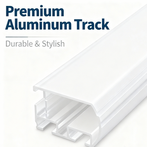 מסילת וילון מסגסוגת אלומיניום איכותית עם מחבר צולב לתקרה, אביזרי מחבר צולב למסילת וילון - Product Image 2