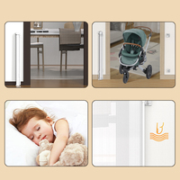 Prodigy SG021 Ensemble de filet de sécurité rétractable pour bébé, pour porte coulissante intérieure et extérieure - Multifonctionnel pour une utilisation dans de multiples scénarios