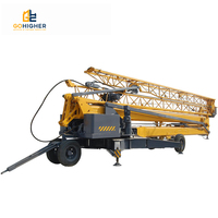 GOHIGHER mini grue à tour à montage automatique Petite grue à tour pliante mobile de 2 tonnes
