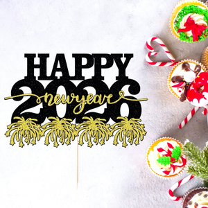 Decorazioni per Torte di Capodanno 2026 con Design a Fuochi d'Artificio per Feste <span class=keywords><strong>e</strong></span> Dessert, Decorazioni per il Festival di Primavera - Product Image 4