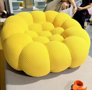 Divano a Compressione Monoblocco, Piccolo Divano Minimalista a Forma di Palla per <span class=keywords><strong>Soggiorno</strong></span> - Product Image 6