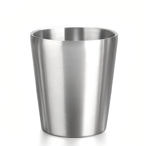 Silver straight tube