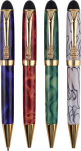 यिरेन ने रंगीन रंग हस्ताक्षर पेन लक्जरी लुगलन संगमरमर के फव्वारे पेन उपहार बॉक्स में - Product Image 6