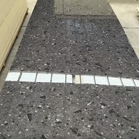 Lámina de PVC con Diseño de Mármol, 1220*2440mm, 4x8 pies, 3mm de Grosor, Alto Brillo, Resistente al Agua, para Interiores, Baños, Cocinas y Hogares