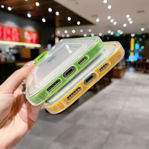 <span class=keywords><strong>Coque</strong></span> pour <span class=keywords><strong>iPhone</strong></span> 16 2 en une seule couleur transparente pour <span class=keywords><strong>iPhone</strong></span> 16 Pro Max <span class=keywords><strong>Coque</strong></span> de luxe avec porte-cartes - Product Image 3