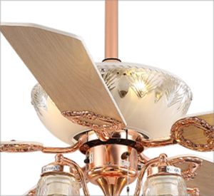 Lampe suspendue classique 52 pouces ventilateur de plafond bois fermeture à glissière contrôle hôtel ventilateur de plafond Antique - Product Image 4