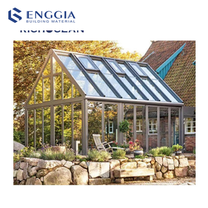 Abri de jardin en aluminium, véranda, serre, maison en verre imperméable, solarium autoportant, villa extérieure - Product Image 4