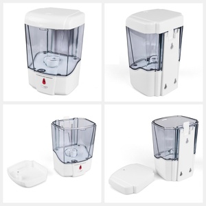 Distributeur automatique de désinfectant pour les mains sans contact, blanc et simple, à fixer directement au mur, idéal pour les usines. - Product Image 4