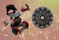 Fauteuil électrique volant avant McNamm volant omnidirectionnel volant directionnel