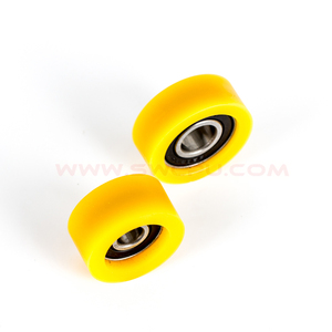 <span class=keywords><strong>Rouleau</strong></span> de guidage en caoutchouc PU rigide toutes tailles avec roulement à billes pour <span class=keywords><strong>porte</strong></span> coulissante - Product Image 5