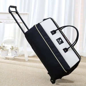 Sac à roulettes moderne classique et simple pour hommes et femmes Bagages d'embarquement étanches avec orthographe Ywheel Travel Trolle Bag - Product Image 3