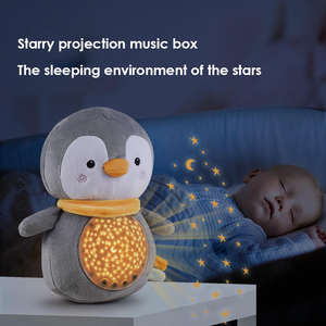 Machine à bruit blanc en peluche avec <span class=keywords><strong>10</strong></span> sons apaisants et projecteur de lumière nocturne étoilée pour bébé - Product Image 2