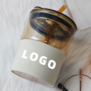 Nouveau support de bouteille d'eau en nylon personnalisé avec sangle élastique, porte-gobelet en sangle, logo du fabricant, écologique - Product Image 1