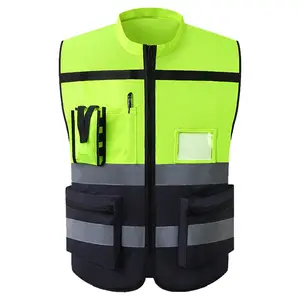 Factory Direct Supply High Quality Customized Logo Reflective Safety Vest