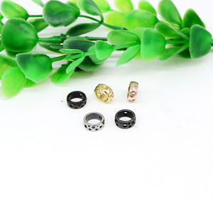 yunnique Stainless Steel Star Hollow Rings For Bracelet Making Metal Beads <b>Spacer</b> Jewelry Parts - Product Image 4