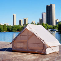 Tente pneumatique de camping en plein air, imperméable, coupe-vent, structure stable, installation rapide pour les aventures de camping et de voyage