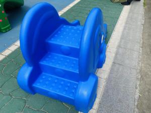 बच्चों प्लास्टिक आउटडोर प्लेग्राउंड सरल स्लाइड खिलौना उपकरण हाथी के आकार के टोडलर प्लास्टिक स्लाइड - Product Image 6