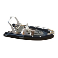 Console hors-bord de 6m, jouet de luxe pour bateau, avec table à manger en duvet et sol en teck
