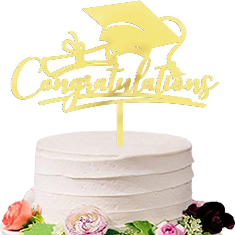Acrylic University Of Colorado Logo Secondary Cake Topper Party Decoration For Wedding Anniversary Birthday Graduation