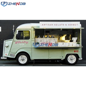 High Quality Used <b>Electric</b> Stainless Steel Ice Cream Cart Candy Food Trailer New Style Mobile Food Truck - Product Image 4