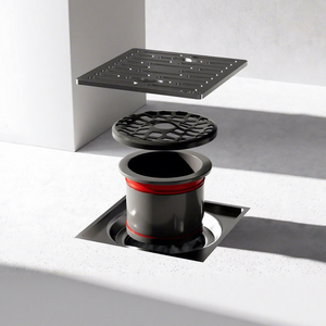 SUS 304 Self-Closing <b>Drain</b> Core Bathroom Floor <b>Drain</b> Odor Resistant Insect Proof Backflow Prevention Shower <b>Drain</b> - Product Image 1