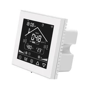 White Shell Energy Recovery Ventilation System Fan Controller Smart Ac Thermostat Wifi Controller