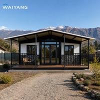 Maison préfabriquée à toit en pente, directement de l'usine, 1 à 4 chambres, avec porche avant couvert, balcon, terrasse, maison modulaire en conteneur