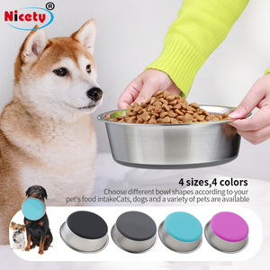 Xách tay thép không gỉ vật nuôi Bát Non-Slip trong nhà và ngoài trời chó và mèo bát với sinh thái thân thiện tính năng cho con chó du lịch - Product Image 2
