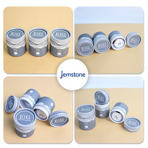 Tubo de papel especializado reciclable para embalaje de regalo fábrica al por mayor personalizado impreso fuga círculo lata de papel - Product Image 6