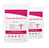 Tisane bien-être EndoCalm pour femmes, mélange d'herbes, en vrac, thé en sachets, qualité supérieure, 84g