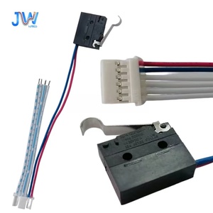 Kabel Harness Saklar Mikro WS1 Dengan Kabel Pita 4P 24AWG UL2468 untuk Kontrol Peralatan Rumah Tangga - Product Image 1