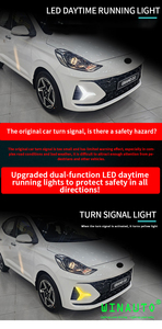 Nuevas Luces LED de Conducción Antiniebla WINAUTO para Hyundai Aura <span class=keywords><strong>Grand</strong></span> <span class=keywords><strong>I10</strong></span> Hatchback 2024-2025, Luces Exploradoras y Neblineros LED - Product Image 4